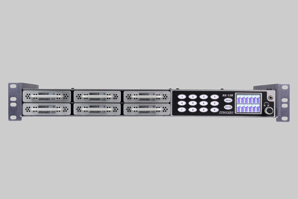 Zaxcom adds to its receiver line with new rack mountable RX-12R