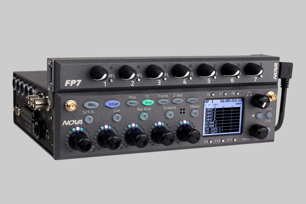 Zaxcom Introduces the Nova FP7 Control Surface for Nova Mixer/Recorders