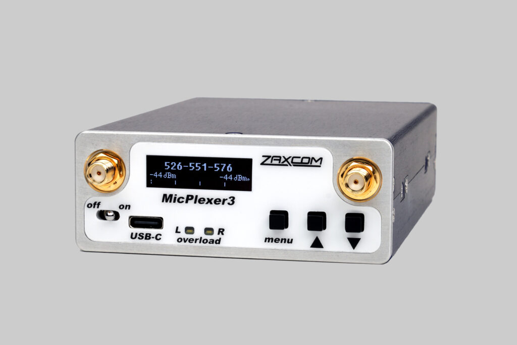 Zaxcom Releases New MicPlexer 3 RF filter and amplifier
