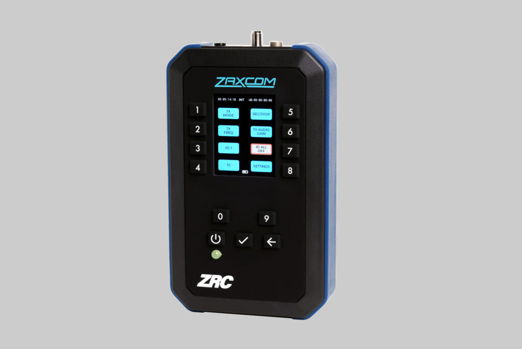 Zaxcom Introduces ZRC, Its First Dedicated Wireless Remote Controller. No App Required.